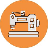 ícone de vetor de máquina de costura