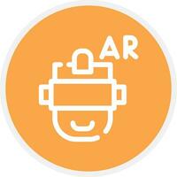 ar capacete criativo ícone Projeto vetor