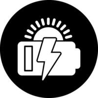 ícone de vetor de energia solar