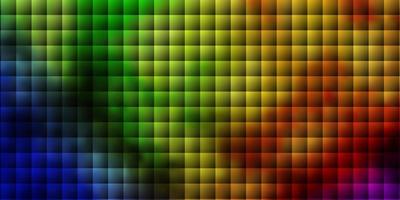luz de fundo multicolor vector com retângulos.