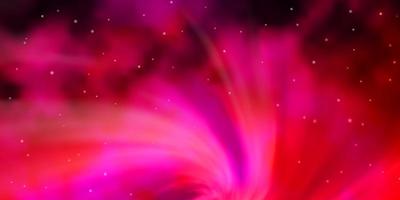 fundo vector rosa claro com estrelas coloridas.