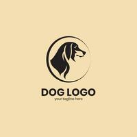 cachorro logotipo Projeto vetor estoque ilustração