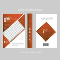 design da capa do livro vetor
