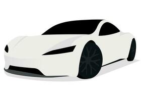 realista carro isolado em branco. vetor carro ilustração. conjunto a carro a partir de todos lados.