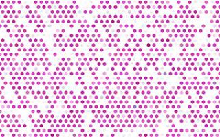 layout de vetor rosa claro com formas hexagonais.