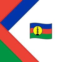Novo Caledônia bandeira abstrato fundo Projeto modelo. Novo Caledônia independência dia bandeira social meios de comunicação publicar. ilustração vetor