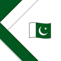 Paquistão bandeira abstrato fundo Projeto modelo. Paquistão independência dia bandeira social meios de comunicação publicar. Paquistão ilustração vetor