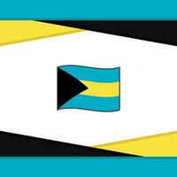 bahamas bandeira abstrato fundo Projeto modelo. bahamas independência dia bandeira social meios de comunicação publicar. bahamas vetor