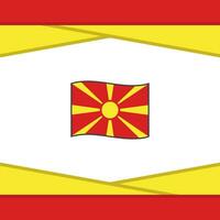 norte Macedônia bandeira abstrato fundo Projeto modelo. norte Macedônia independência dia bandeira social meios de comunicação publicar. norte Macedônia vetor