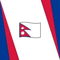 Nepal bandeira abstrato fundo Projeto modelo. Nepal independência dia bandeira social meios de comunicação publicar. Nepal bandeira vetor