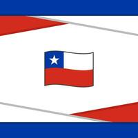 Chile bandeira abstrato fundo Projeto modelo. Chile independência dia bandeira social meios de comunicação publicar. Chile vetor