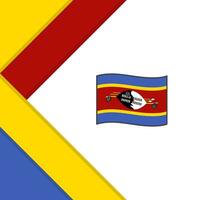 Eswatini bandeira abstrato fundo Projeto modelo. Eswatini independência dia bandeira social meios de comunicação publicar. Eswatini ilustração vetor