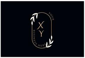 xy vetor logotipo com Casamento cerimônia para branding Projeto