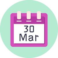 marcha 30 vetor ícone