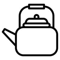 ícone de chaleira de café vetor