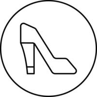 ícone de vetor de salto alto
