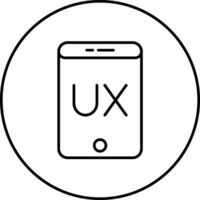 ux vetor ícone