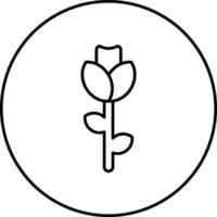 arbusto de rosas vetor ícone