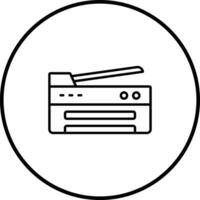 fotocópia máquina vetor ícone