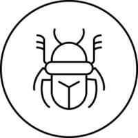 escaravelho vetor ícone