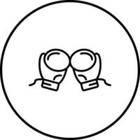 ícone de vetor de luvas de boxe