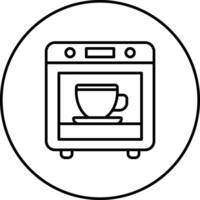 café forno vetor ícone