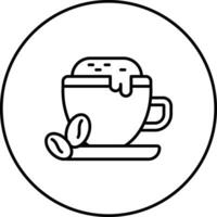café café com leite vetor ícone