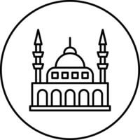ícone de vetor de mesquita