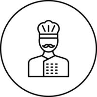 ícone de vetor de chef