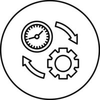 ícone de vetor de gerenciamento de tempo