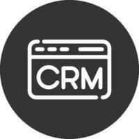 crm criativo ícone Projeto vetor