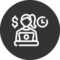 freelancer criativo ícone Projeto vetor