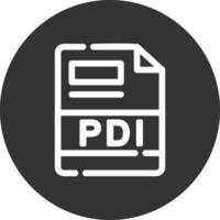 pdi criativo ícone Projeto vetor