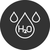 h2o criativo ícone Projeto vetor