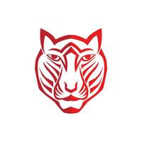 tigre logotipo Projeto vetor ilustração