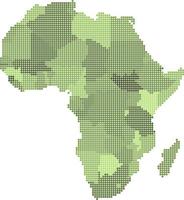 círculo geometria mapa da áfrica vetor