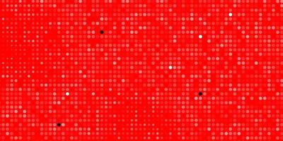 modelo de vetor vermelho claro com círculos.