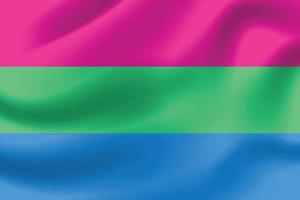 bandeira polissexual para ilustração vetorial gratuita lgbtq vetor
