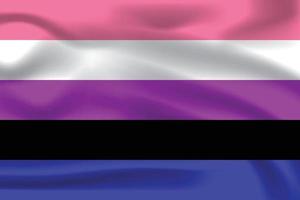 bandeira de gênero para ilustração vetorial gratuita lgbtq vetor