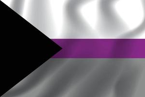 bandeira semissexual para ilustração vetorial livre lgbtq vetor
