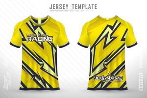 jérsei de esportes e t-shirt modelo esportes jersey design vetor maquete.