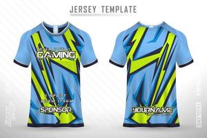 jérsei de esportes e t-shirt modelo esportes jersey design vetor maquete.