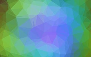 luz multicolor, fundo abstrato do polígono do arco-íris do vetor. vetor