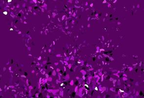 pano de fundo vector roxo claro com formas abstratas.