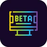 beta criativo ícone Projeto vetor