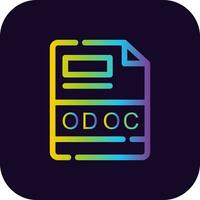 odoc criativo ícone Projeto vetor