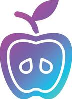 ilustração de design de ícone de vetor de maçã