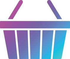 ilustração de design de ícone de vetor de cesta de compras