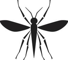 abstrato inseto crachá místico bastão inseto logotipo vetor