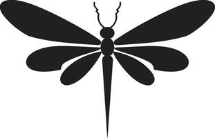 místico bastão inseto logotipo Preto e branco inseto obra de arte vetor